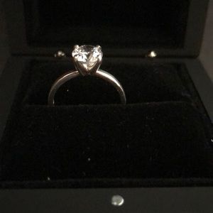Hearts and arrows brilliant cubic zirconia